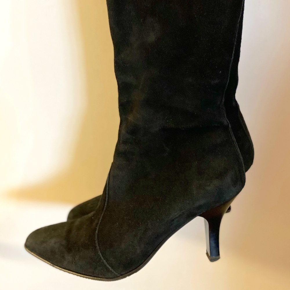 Palmroth Black Suede Boots